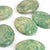 Gemstone-22x30mm Natural Oval Agate Cabochon-Green-Quantity 1