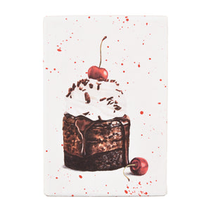 Gift Boxes-Chocolate Cherry Cake-Paper Mache-Rectangle-X-Small-Quantity 1