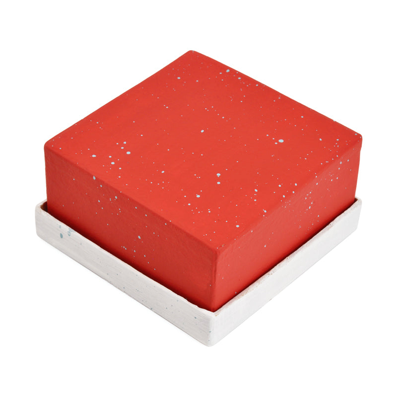Gift Boxes-Christmas Gnomes-Paper Mache-Square-X-Small-Quantity 1