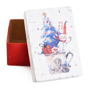 Gift Boxes-Christmas Mug-Paper Mache-Rectangle-X-Small-Quantity 1