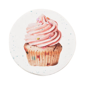 Gift Boxes-Cupcake with Cream and Icing-Paper Mache-Round-X-Small-Quantity 1