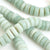Glass Beads-8mm Handmade Glass Button-Indonesia-Pastel Green-Quantity 12 Loose