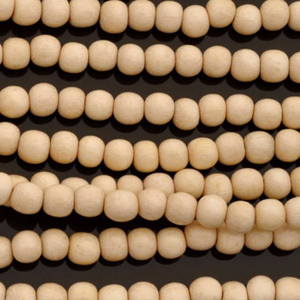 Wood Beads-4mm Whitewood