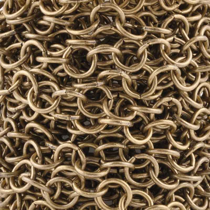 Jewelry Chain-10mm Brass Cable-Bronze