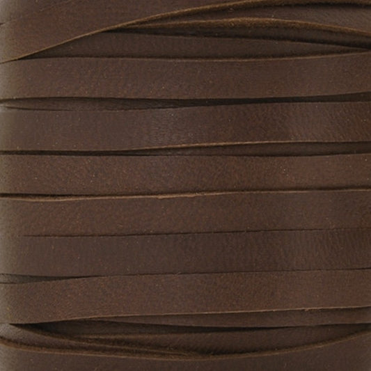 Leather-3mm Deerskin Lace-Chocolate