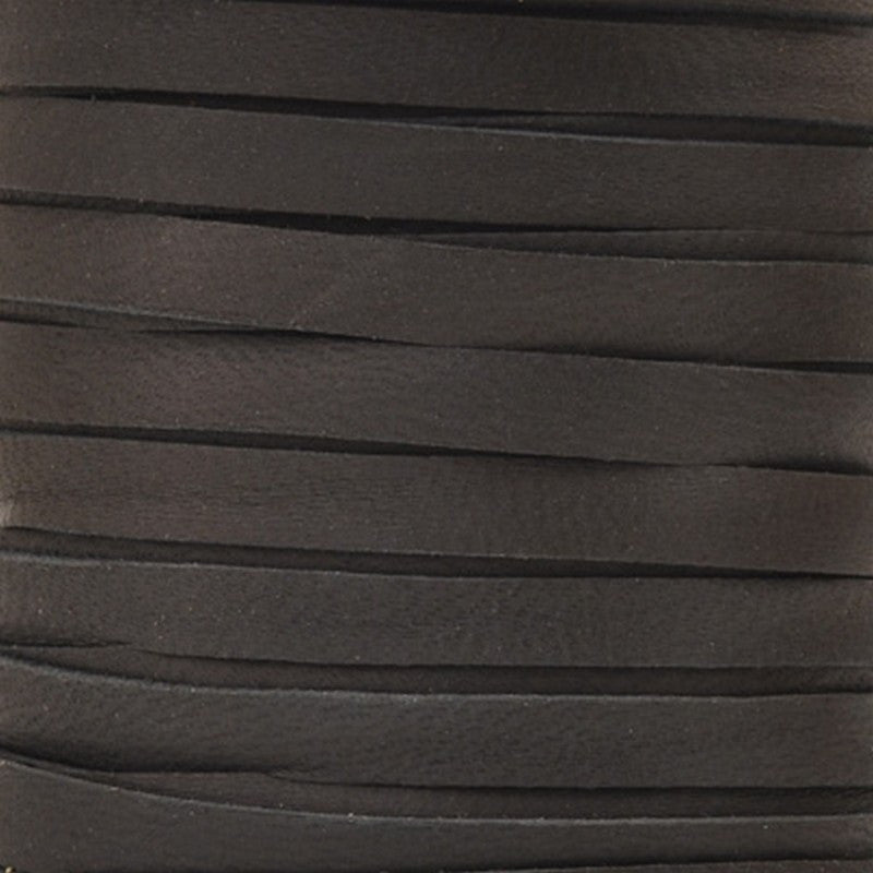 Leather-5mm Deerskin Lace-Black