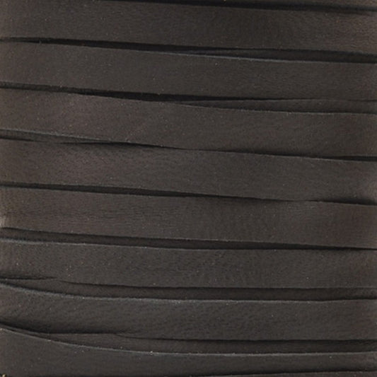 Leather-5mm Deerskin Lace-Black