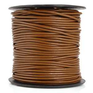Leather Cord-1.5mm Round-Soft-Light Brown