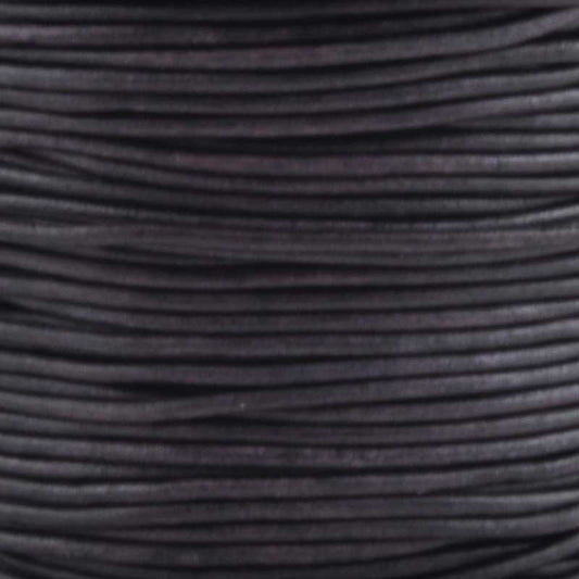 Leather Cord-0.5mm Round-Soft-Natural Pacific-2 Meters