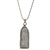 Minimalist Jewelry-Walking Buddha-Old Patina-Black Oxide Ball Chain Necklace-30 Inches