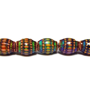 Mirage-15x17mm Moon Basket Bead-Color Changing