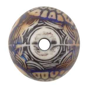 Mirage-17.5x16mm Turtle Island Bead-Color Changing-Quantity 1