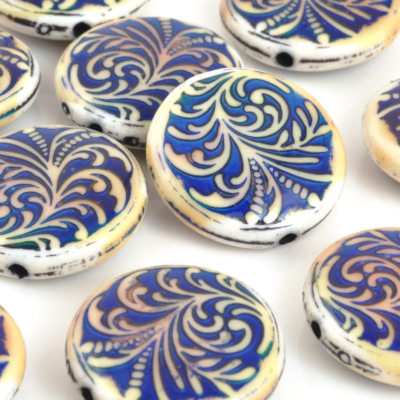 Mirage-23mm Fountain Fern Bead-Color Changing-Quantity 1