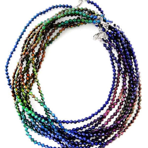 Mirage-5mm Bicone Necklace-Color Changing