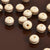 Natural-10mm Nepal Mala Bead-Copper Inlaid White-Quantity 5 Loose Beads