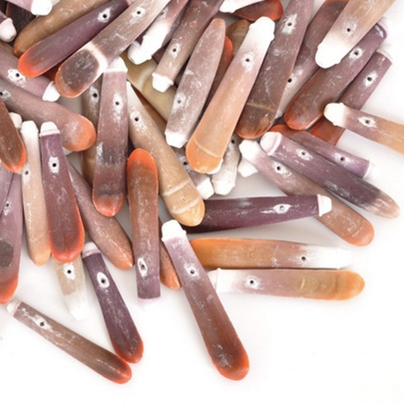 Natural-5x35mm Sea Urchin Stick Bead-Quantity 24