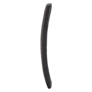 Natural Beads Wholesale-38mm Coconut Curved Stick Dagger-Black-Quantity 100