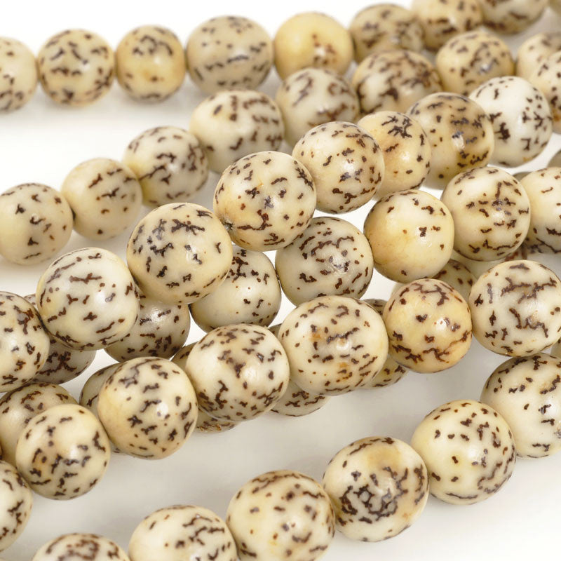 Natural Beads-8mm Round-Salwag-Natural Pucalet
