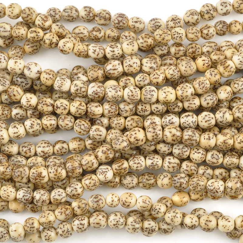 Natural Beads-8mm Round-Salwag-Natural Pucalet