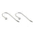Nunn Design-Brass-24x10mm Ear Wire Small Hook-Sterling Silver