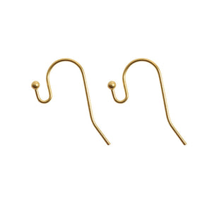 Nunn Design-Ear Wire Ball-Antique Gold