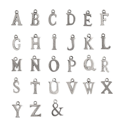Nunn Design-Pewter-10mm Charm Initial W