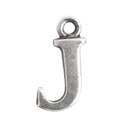 Nunn Design-Pewter-10mm Charm Initial J