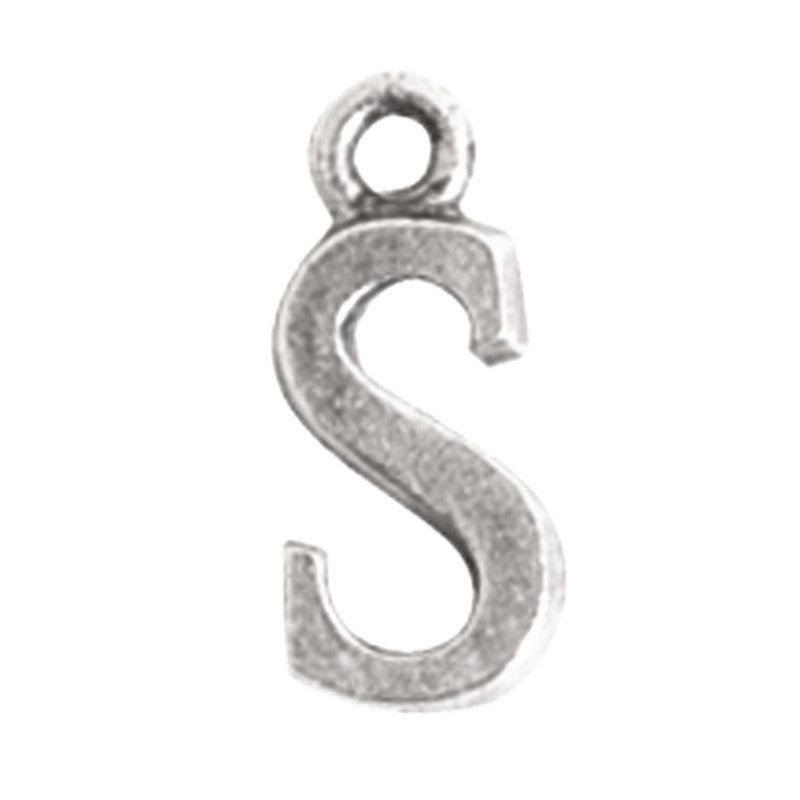 Nunn Design-Pewter-10mm Charm Initial S