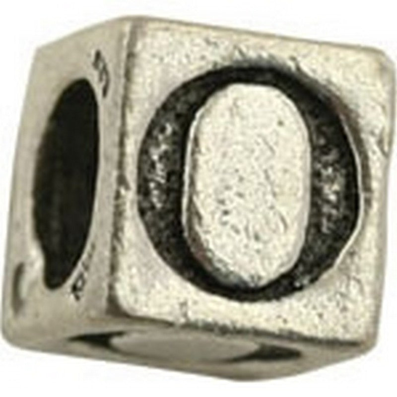 Silver Pewter Alphabet Beads I 5.5mm Pewter Letter Beads » 5.5mm