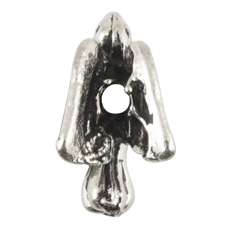 Pewter-9.5x7mm Tiny Bird-Antique Silver-Quantity 1 Tamara Scott Designs