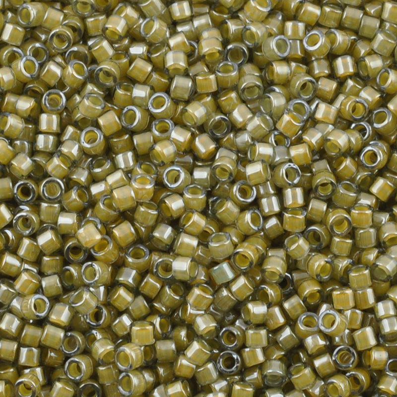 Seed Beads-11/0 Delica-2046 Luminous Mushroom-Miyuki-7 Grams