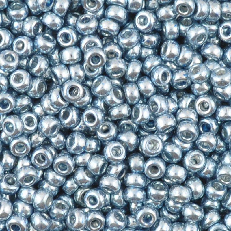Seed Beads-11/0 Round-1059D Galvanized Dark Sea Foam-Miyuki-16 Grams