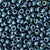 Seed Beads-15/0 Round-2064 Matte Metallic Blue Green-Miyuki