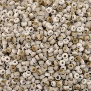 Seed Beads-11/0 Round-402F White Opaque Matte Valentinite-Miyuki-16 Grams