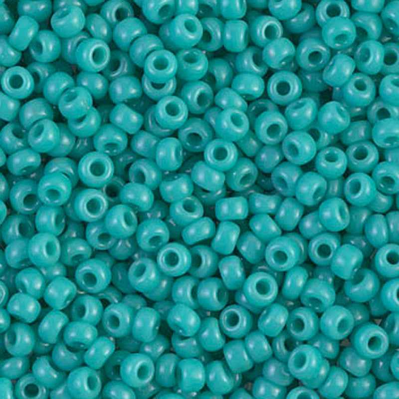 Seed Beads-11/0 Round-412 Opaque Turquoise Green