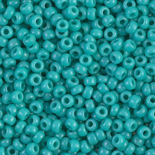 Seed Beads-11/0 Round-412 Opaque Turquoise Green