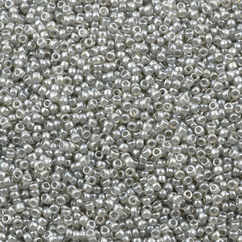 Seed Beads-15/0 Round-150 Ceylon Smoke-Toho-7 Grams