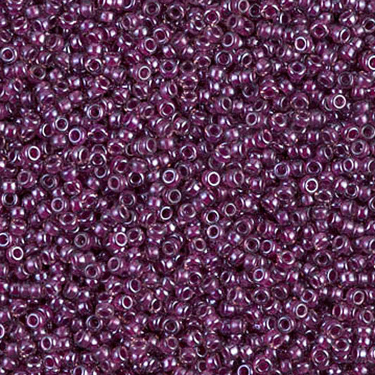Seed Beads-15/0 Round-1834 Magenta Lined Amethyst