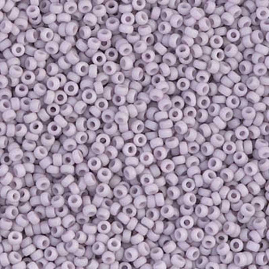 Seed Beads-15/0 Round-2025 Matte OP Light Mauve-Miyuki