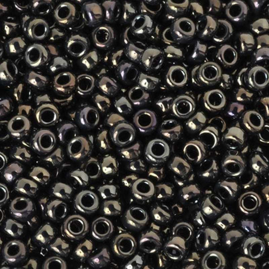 Seed Beads-Round-458 Metallic Iris Brown-Miyuki