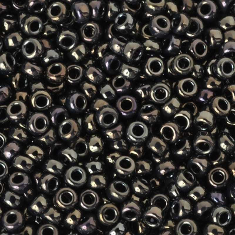 Seed Beads-Round-458 Metallic Iris Brown-Miyuki