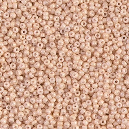 Seed Beads-15/0 Round-597 Tan Luster-Miyuki-16 Grams