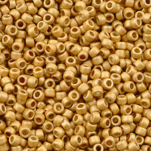 Seed Beads-15/0 Round-PF557F Matte Galvanized Starlight-Toho-7 Grams