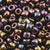 Seed Beads-3/0 Round-85 Metallic Iris Purple-Toho-14 Grams
