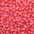 Seed Beads-3.4mm Drop-140FR Matte Transparent Red Orange AB-Miyuki-7 Grams