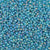 Seed Beads-3.4mm Drop-2405FR Matte Transparent Teal-Miyuki-7 Grams