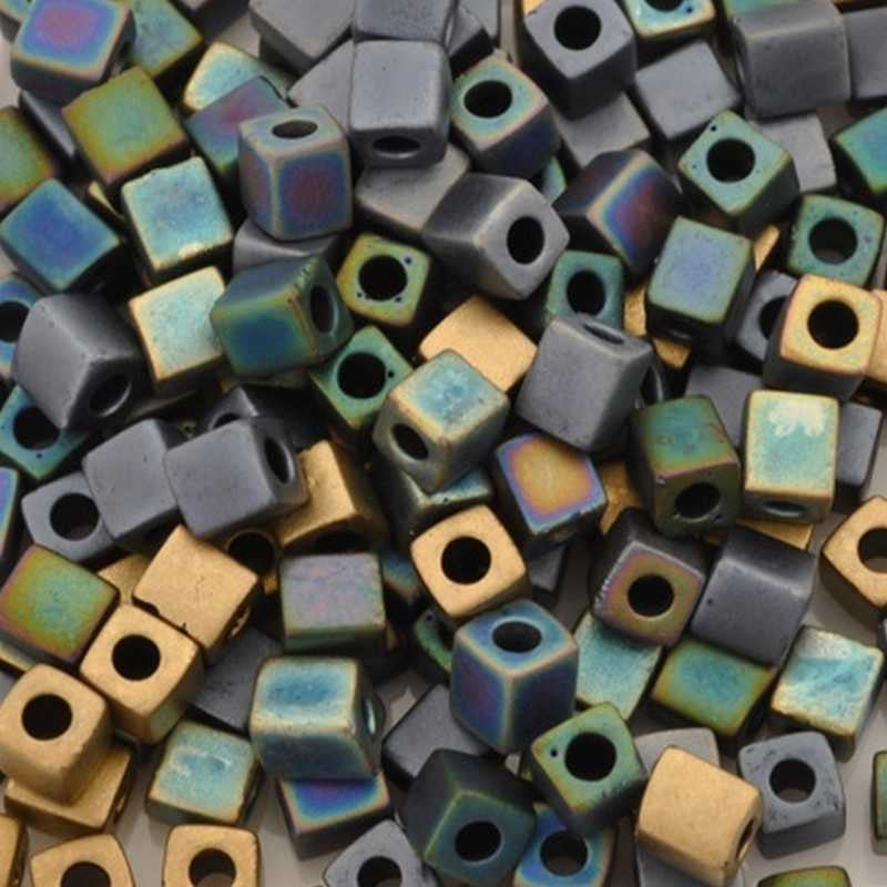 Seed Beads - 4mm Cube - 24 - Miyuki Beads - Tamara Scott Designs