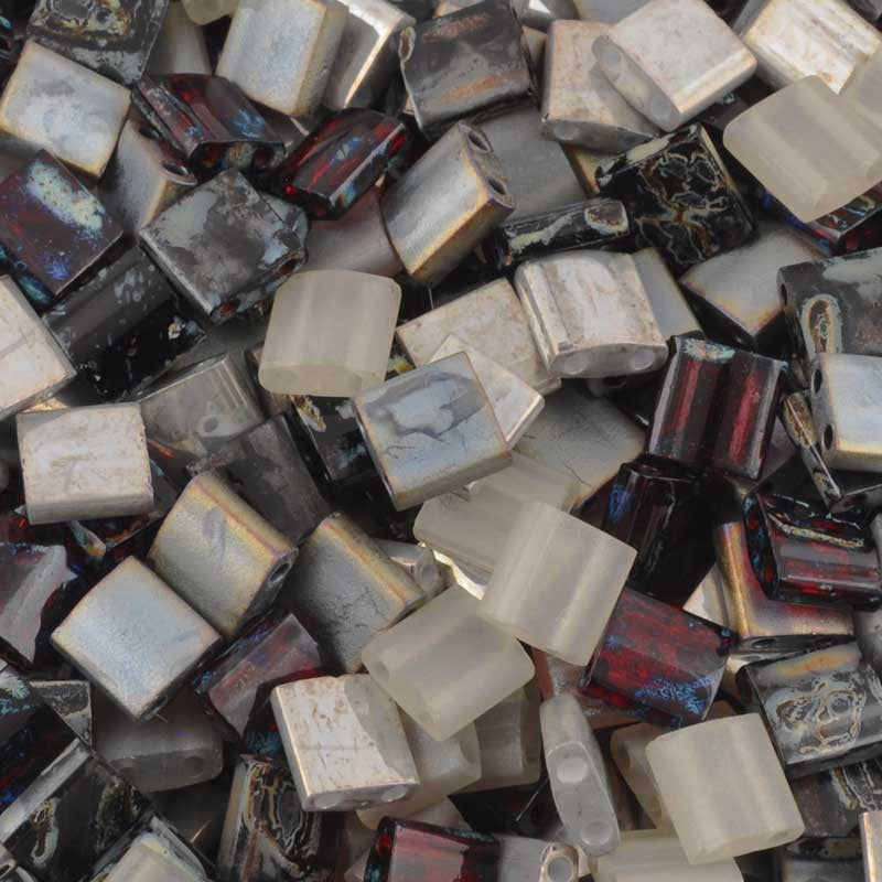 Seed Beads-5mm Tila-006 Grey Wolf-Miyuki