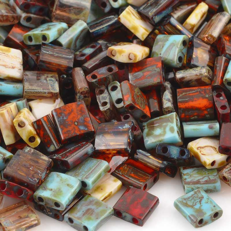 Seed Beads-5mm Tila-007 Fall-Miyuki