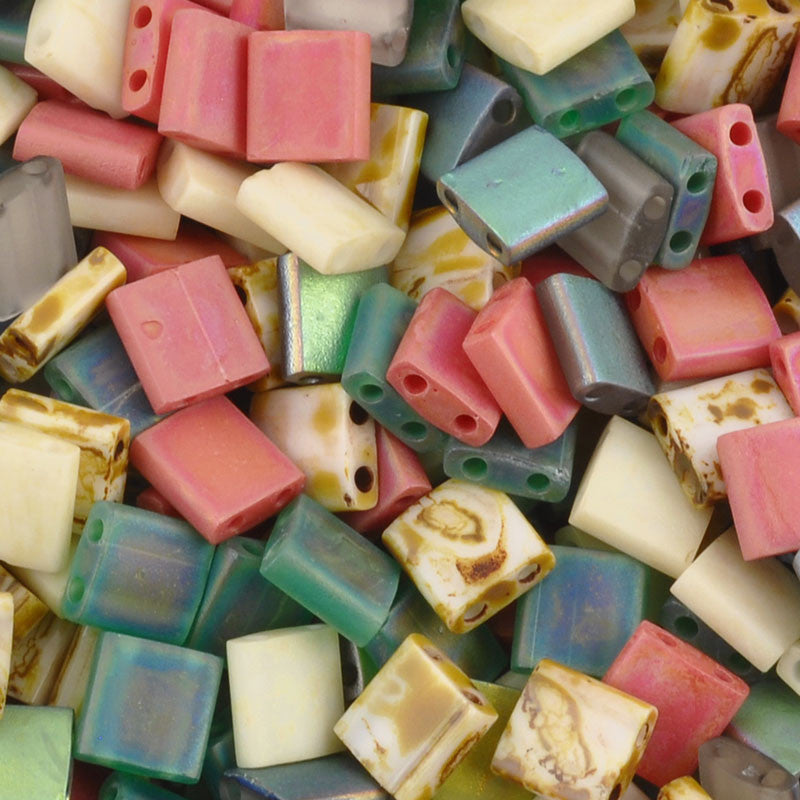 Seed Beads-5mm Tila-023 Mixed Up-Miyuki